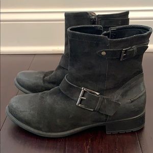 Clarks Leather Moto Boot